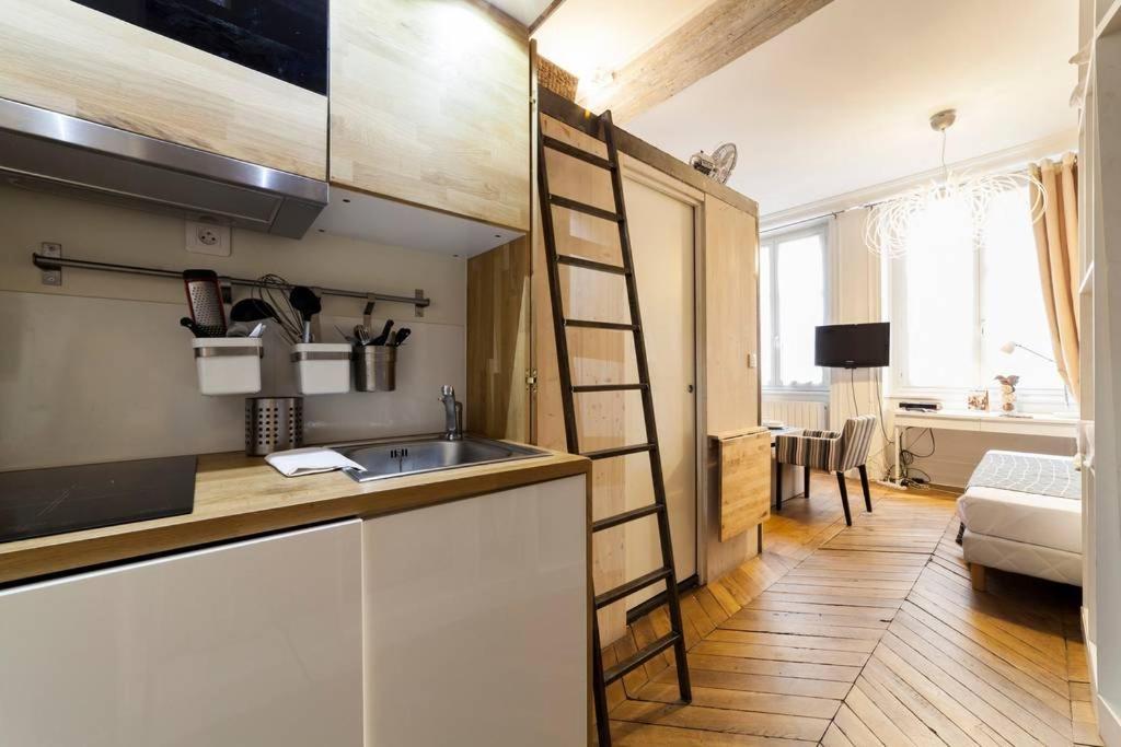 Studio Cosy En Centre Ville Aux Cordeliers Ail Lyon Bagian luar foto